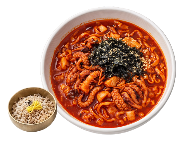 유월의 보리 밥상메뉴 辛칼낙지&미니보리밥